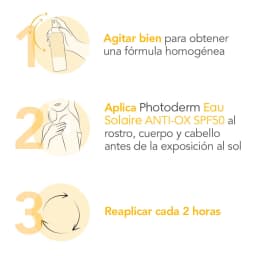 Bloqueador Solar Bioderma Photoderm Eau Solaire Anti-Ox Spf50 200ml 2