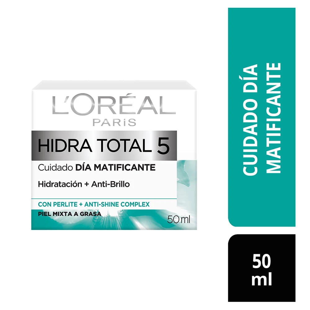 Crema Hidratante Matificante Hidra-Total 5 50 Ml L'Oréal Paris Skin Care