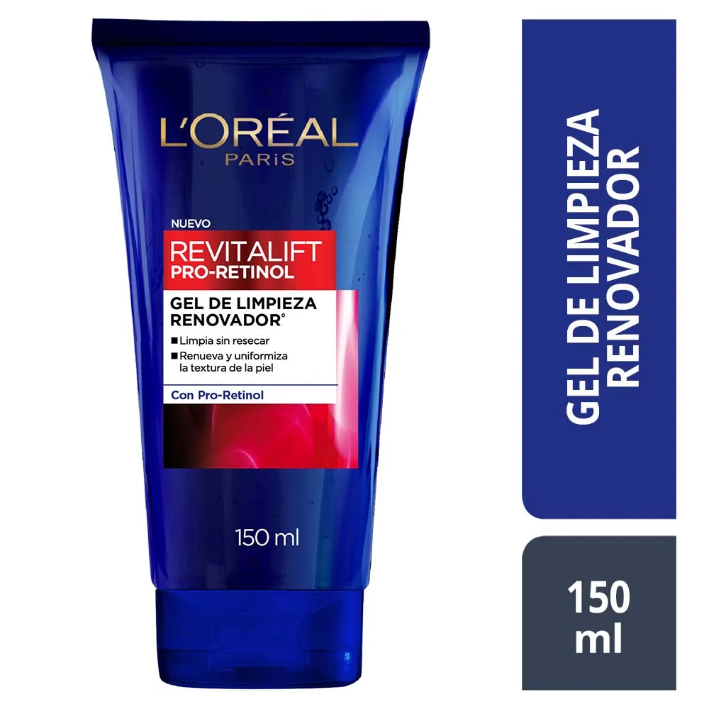 Dermo Loreal Paris Limpiador en gel Revitalift con retinol 150ml