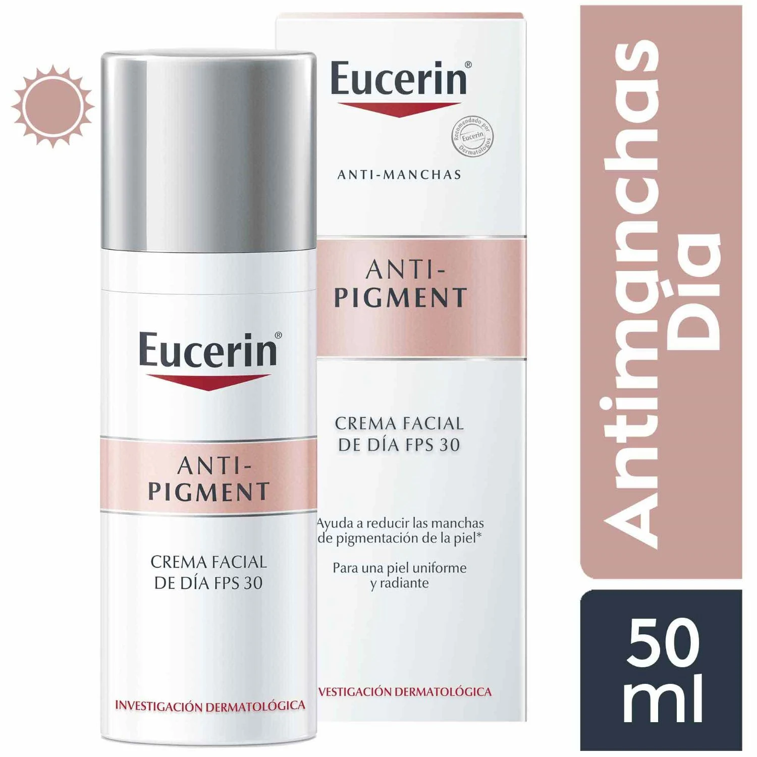 Eucerin Crema Facial de Día FPS30 Anti-Pigment 50ml