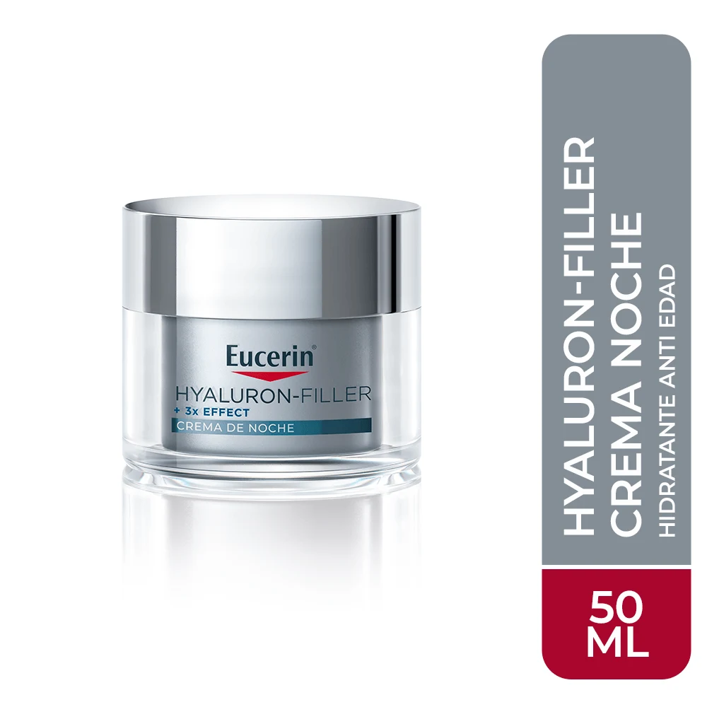 Eucerin Crema Facial de Noche Hyaluron-Filler + 3x Effect 50ml