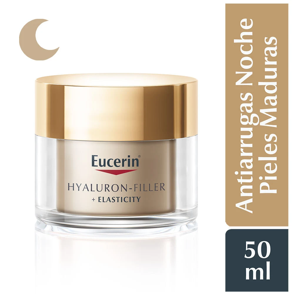 Eucerin Crema Facial de Noche Hyaluron-Filler + Elasticity 50ml
