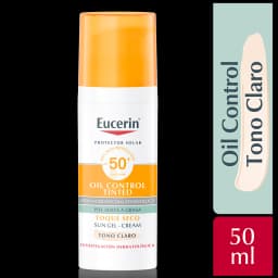 Eucerin Oil Control Tono Claro FPS50+ Protector Solar Facial 50ml 2