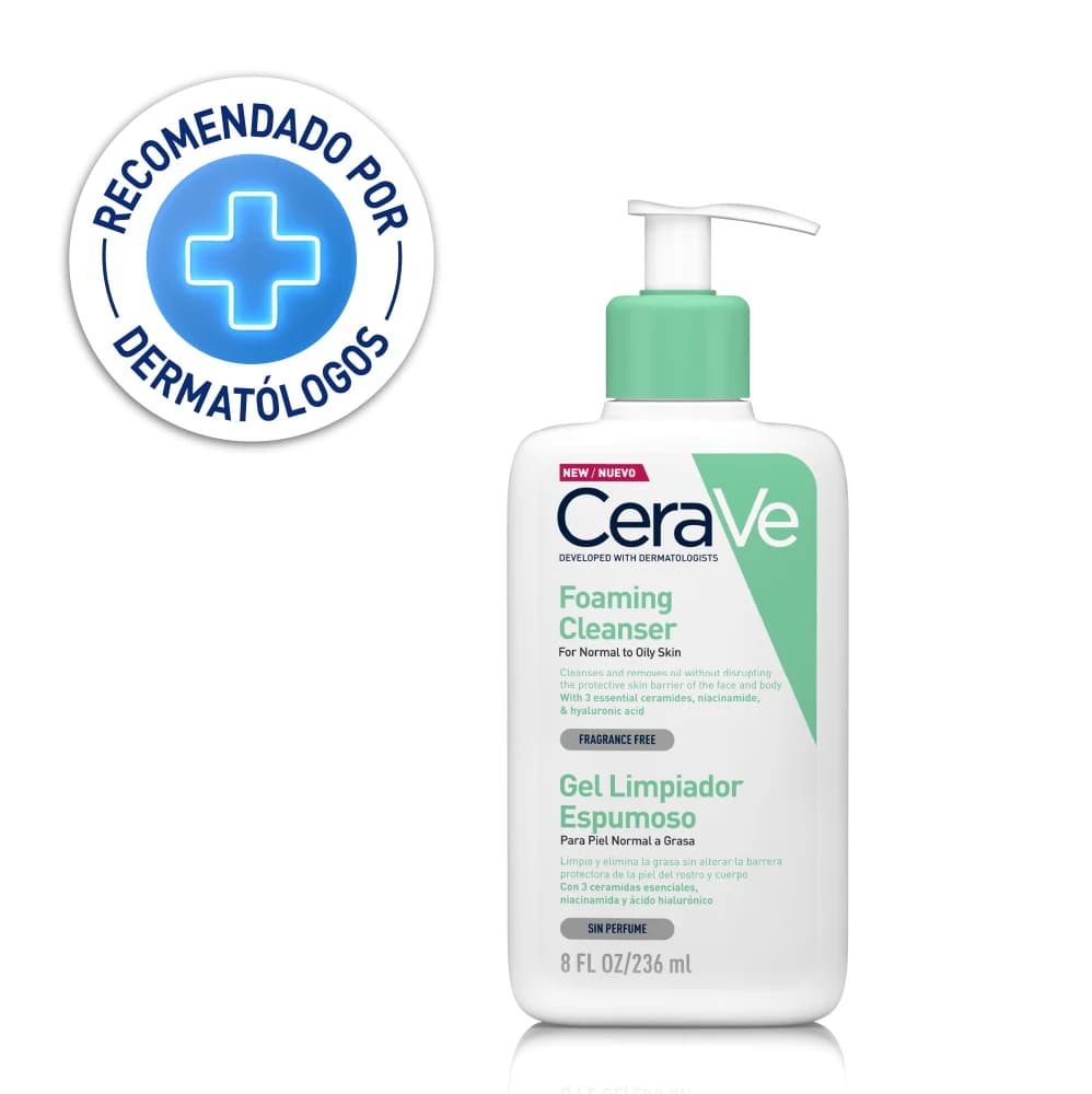 Gel Limpiador Foaming Cleanser 236ml Cerave