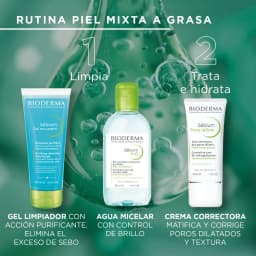 Gel Limpiador Sebium Gel Moussant 100ml Travel Size Bioderma 5
