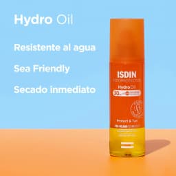 Pack ISDIN: Fotoprotector ISDIN Hydro Oil Fps 30 X 200 ml + Fusion Water Magic Glow 3