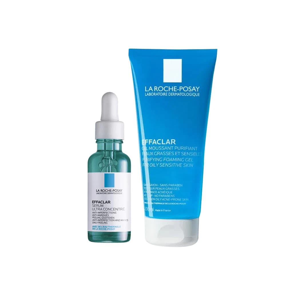 Pack Serum Effaclar + Gel Limpiador Effaclar La Roche Posay