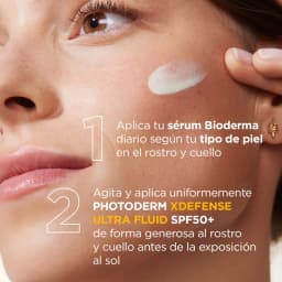 Protector Solar Bioderma Photoderm XDefense Ultra-Fluido SPF 50+ Tono Invisible 3