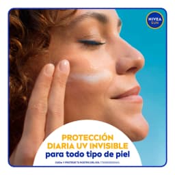 Protector Solar Facial NIVEA Sun Fluido Diario Invisible FPS 50+ 40 ml 5