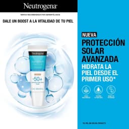Protector Solar Facial Sun Fresh Hydro Boost Ácido Hialurónico Color 2.0 FPS 50+ 40ml Neutrogena 3