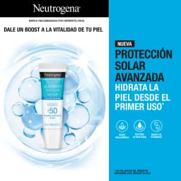Protector Solar Facial Sun Fresh Hydro Boost Ácido Hialurónico Sin Color FPS 50 40ml Neutrogena 3