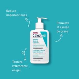 Set Limpiador Cerave Blemish Control Cleanser 236ml + Tratamiento Cerave Gel Control Imperfecciones 40ml 3