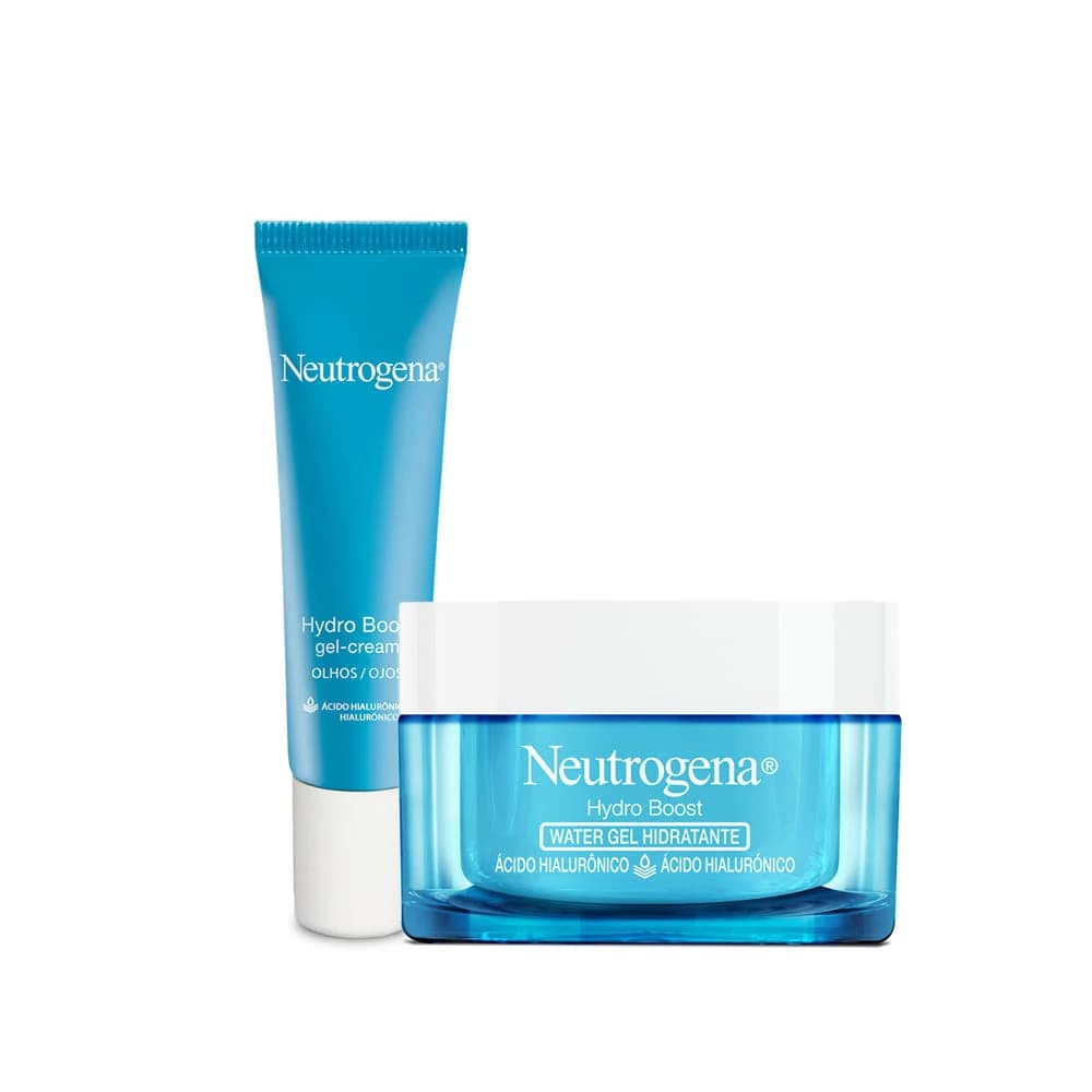 Set Neutrogena Humectante Hydro Boost Water Gel Noche 50 g + Humectante Hydro Boost Ojos 15 g