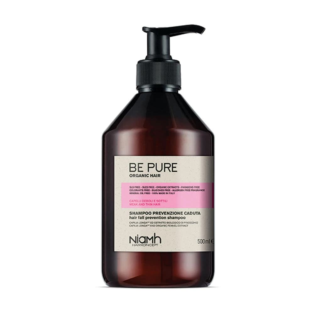 Shampoo Orgánico Prevención Caída 500ml Be Pure